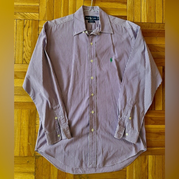 Ralph lauren 100% cotton long sleeve seer button down shirt - Picture 2 of 4